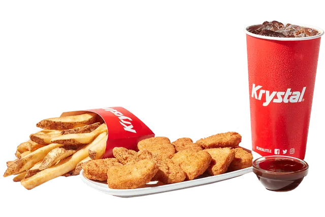 10pc Chicken Nuggets Combo from Krystal menu with price, nutrition and calories