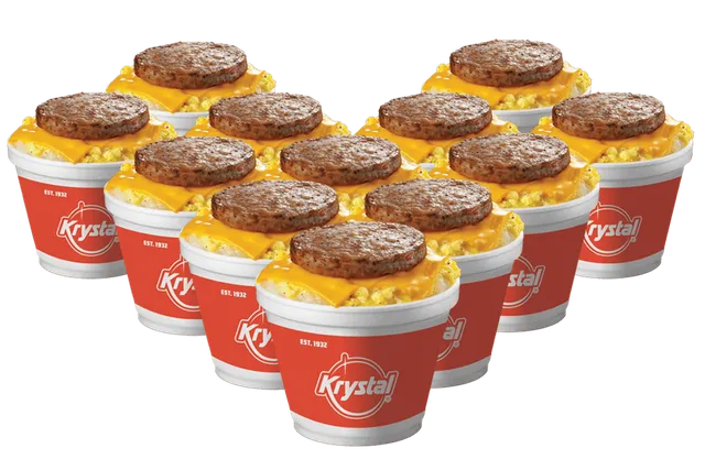 12 Original Sausage Scramblers from Krystal menu with price, nutrition and calories