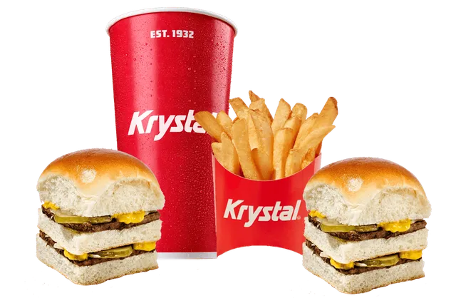 2 Double Krystals Combo from Krystal menu with price, nutrition and calories