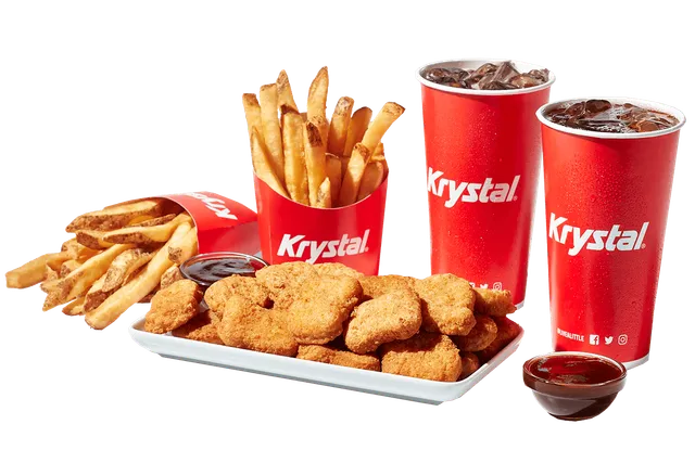20pc Chicken Nuggets Combo from Krystal menu with price, nutrition and calories