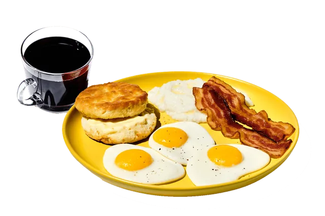 3 Egg Breakfast Plate Combo from Krystal menu with price, nutrition and calories
