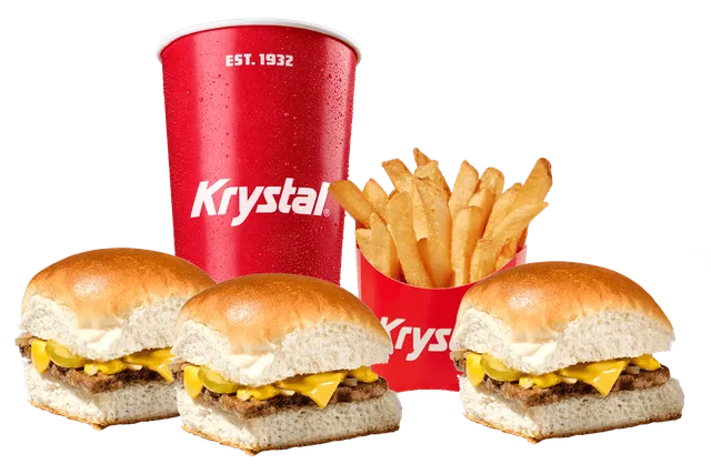 3 Krystals Combo from Krystal menu with price, nutrition and calories