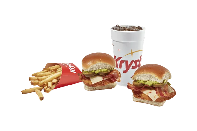 Avocado Bacon Chik Combo from Krystal menu with price, nutrition and calories