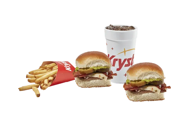Avocado Bacon Krystal Combo from Krystal menu with price, nutrition and calories