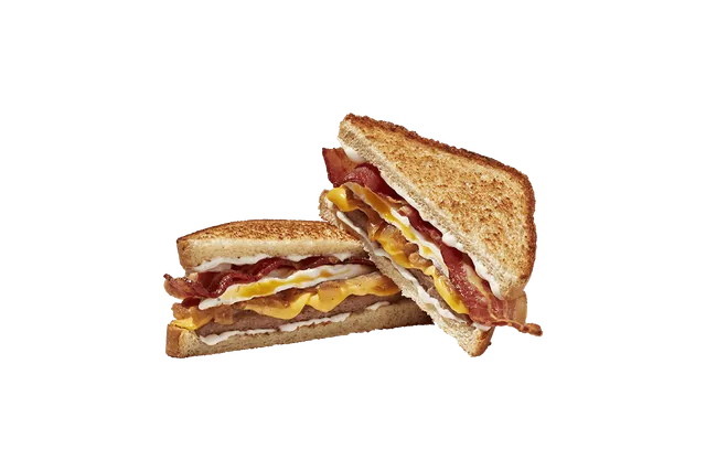 Bacon And Egg Patty Melt from Krystal menu with price, nutrition and calories