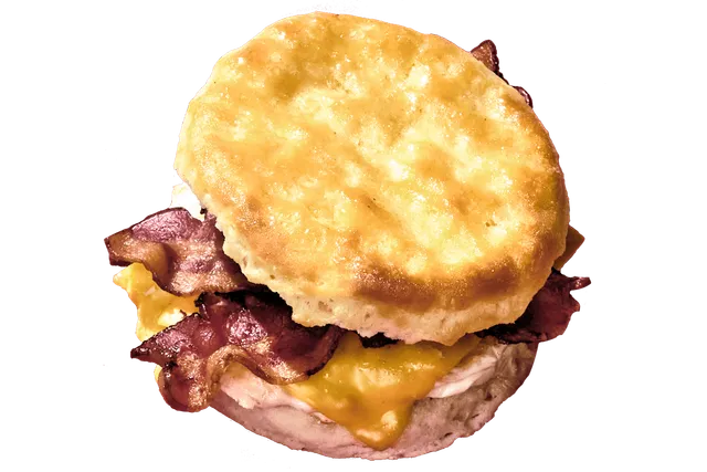 Bacon, Egg & Cheese Biscuit from Krystal menu with price, nutrition and calories