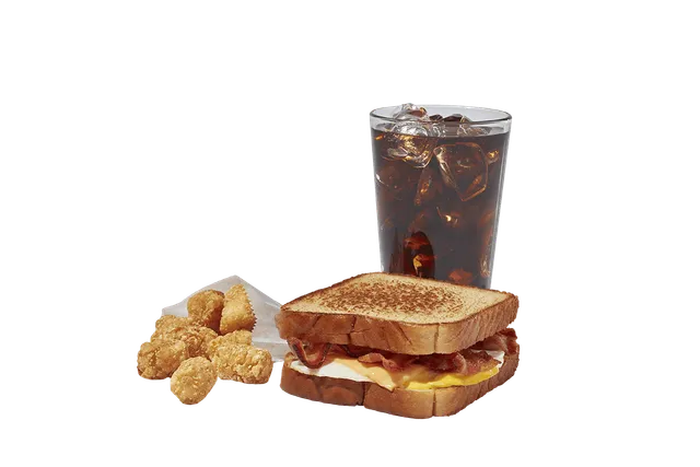 Bacon, Egg & Cheese Toast Combo from Krystal menu with price, nutrition and calories