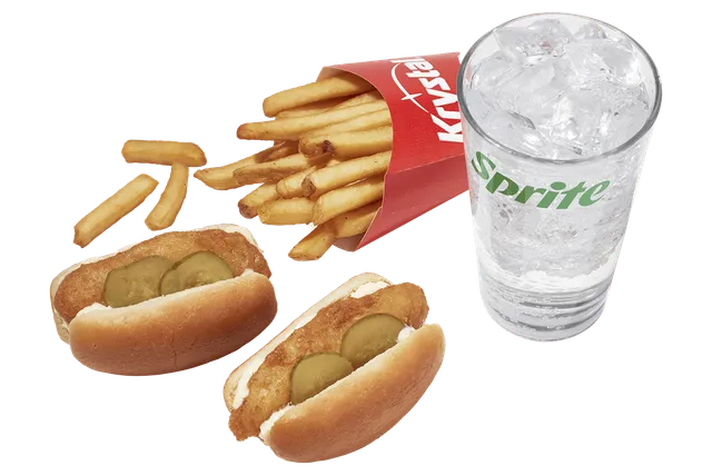 Crispy Fish Slider Combo from Krystal menu with price, nutrition and calories