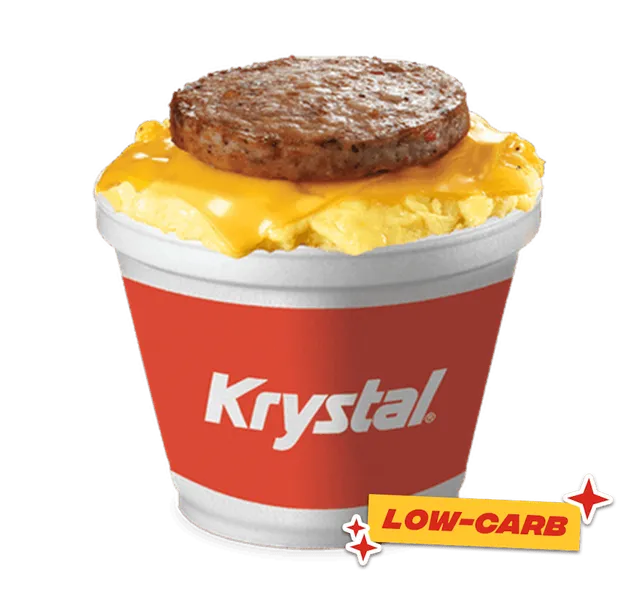 Low Carb Scrambler Breakfast Bowl from Krystal menu with price, nutrition and calories