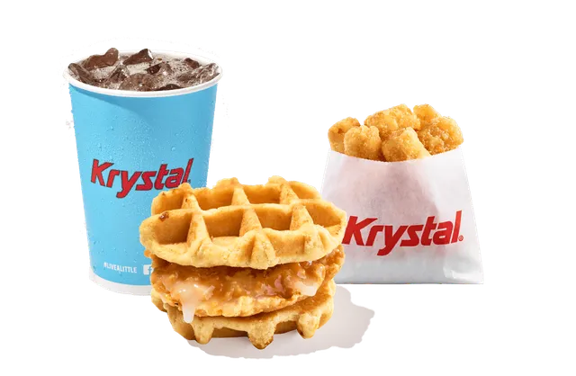 Maple Waffle Chik Sandwich Combo from Krystal menu with price, nutrition and calories