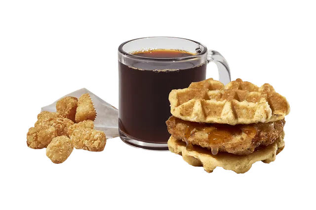 Mike's Hot Honey Chik Waffle Sandwich Combo from Krystal menu with price, nutrition and calories