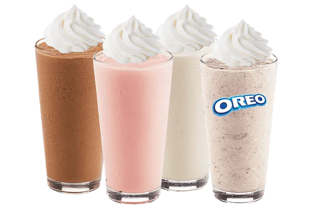 Milkshakes from Krystal menu with price, nutrition and calories