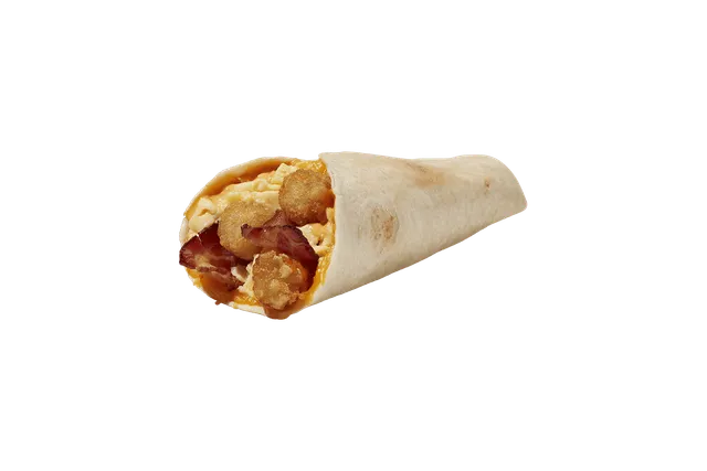 Spicy Bacon, Egg, Cheese Wrap from Krystal menu with price, nutrition and calories